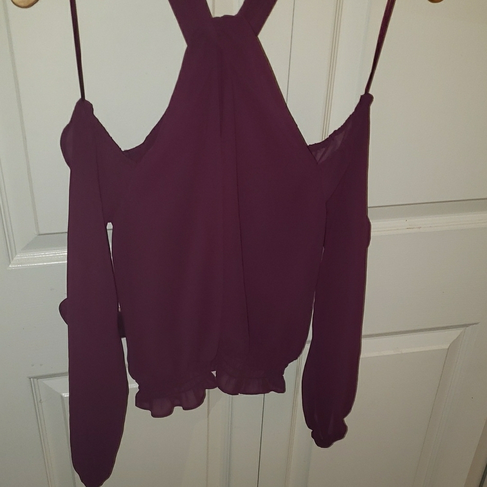 Elegant Purple Women's Top
